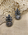 ASDS-30616 White Silver Earring