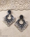 ASDS-33513 Pearl Silver Chaandbali
