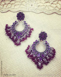 ASDS-33517 Ruby Silver Chaandbali