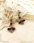 ASDS-30608 Silver Red Earring