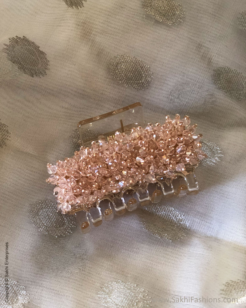 AX-S34216 Rose Crystal clip