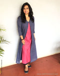 EE-SG23943 Grey Cotton Dress
