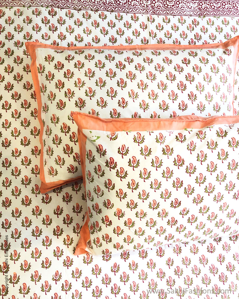 DP-S34342 Blockprinted BedSheet