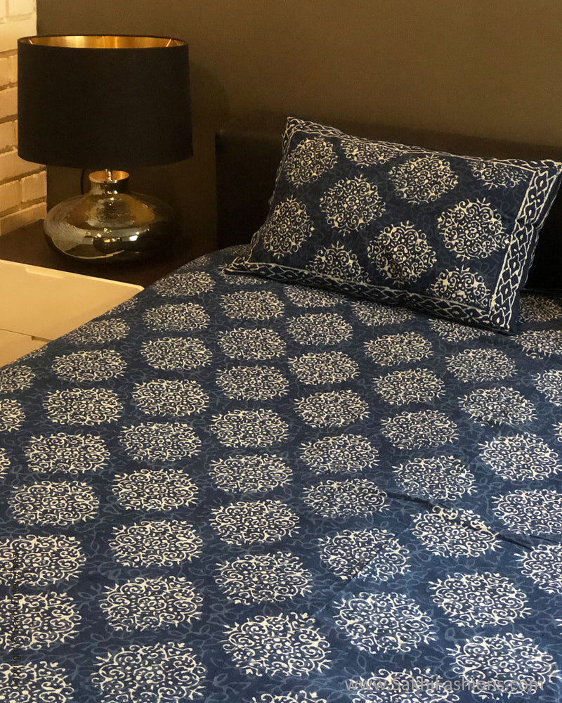 DP-S34344 Indigo Blue BedSheet