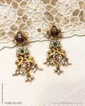 ASDS-35048 Nakas Silver Earrings