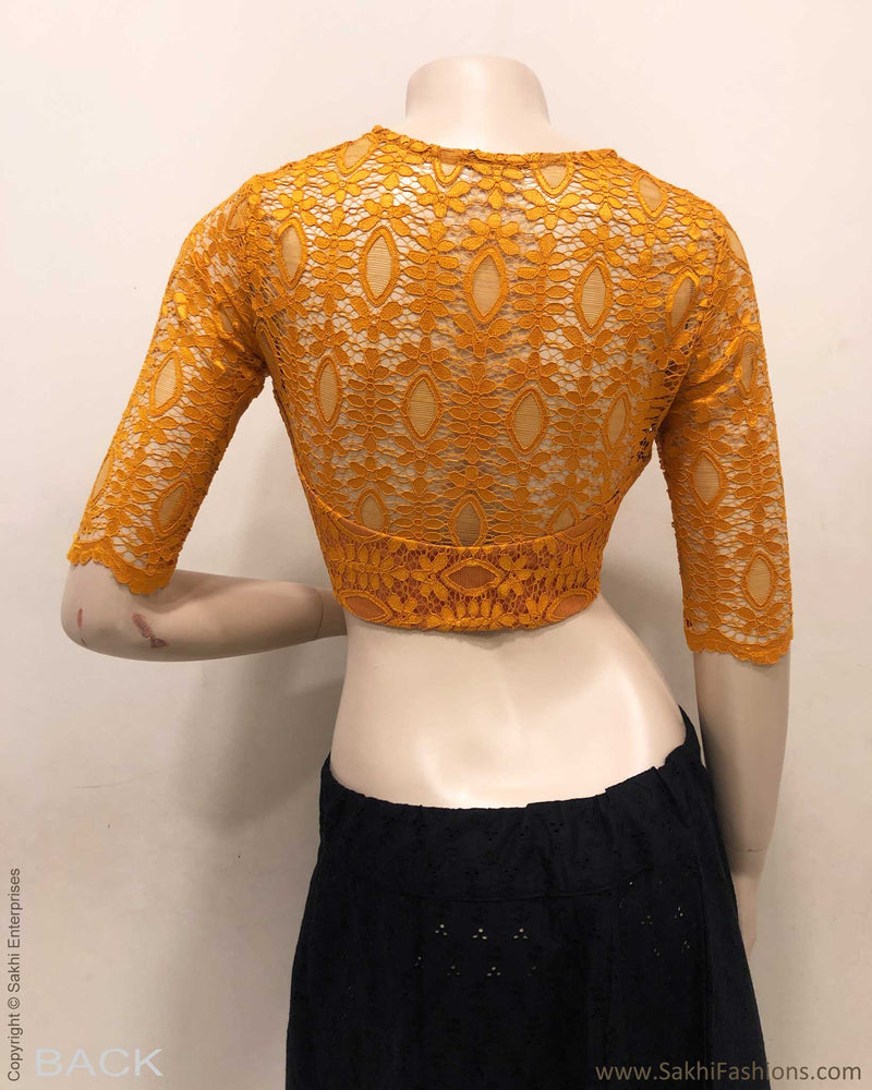 DRBL-Y7946 Yellow Lace Rblouse