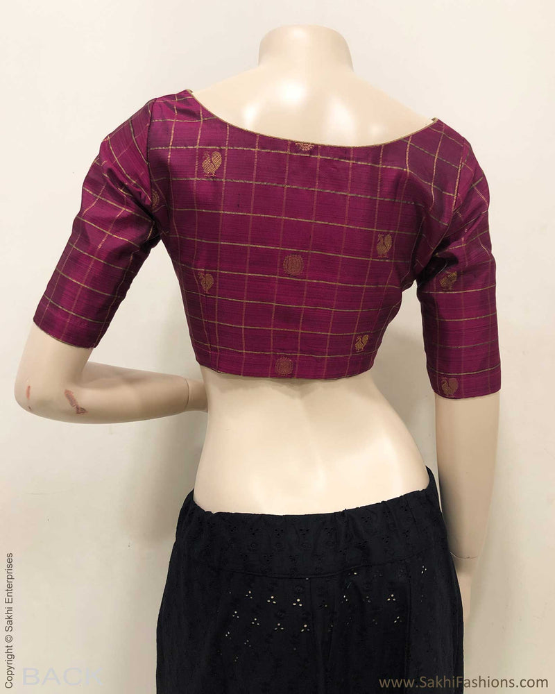 BL-F26241 Purple Kanchi RBlouse