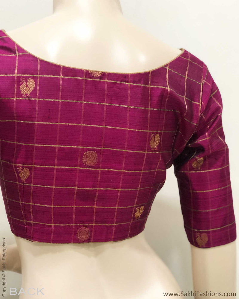 BL-F26241 Purple Kanchi RBlouse