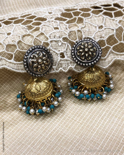 ASDS-30570 Blue Jhumka
