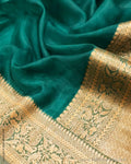 DP-S35094 Green Faux Banarsi