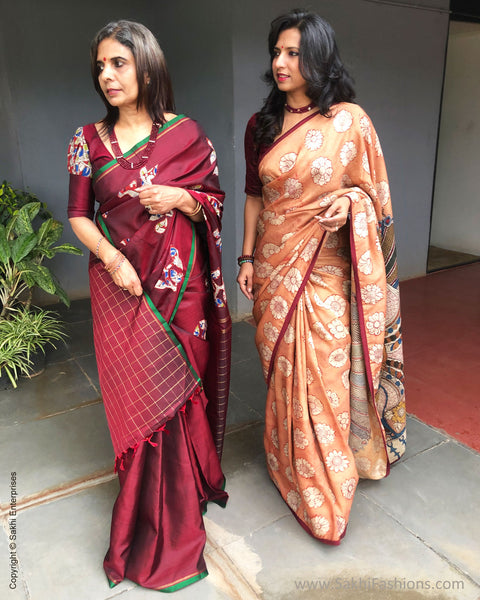 Kalamkari Kanchi Silk Saree | Sakhi Fashions – sakhifashions