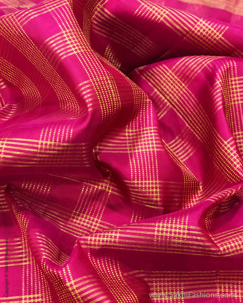 BL-F35033 Pink Kanchi Blouse
