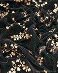 BL-F28943 Green Velvet Fabric