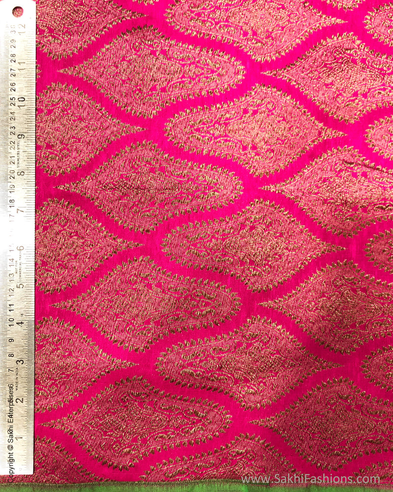 BL-F35261 Pink Banarsi BlouseF