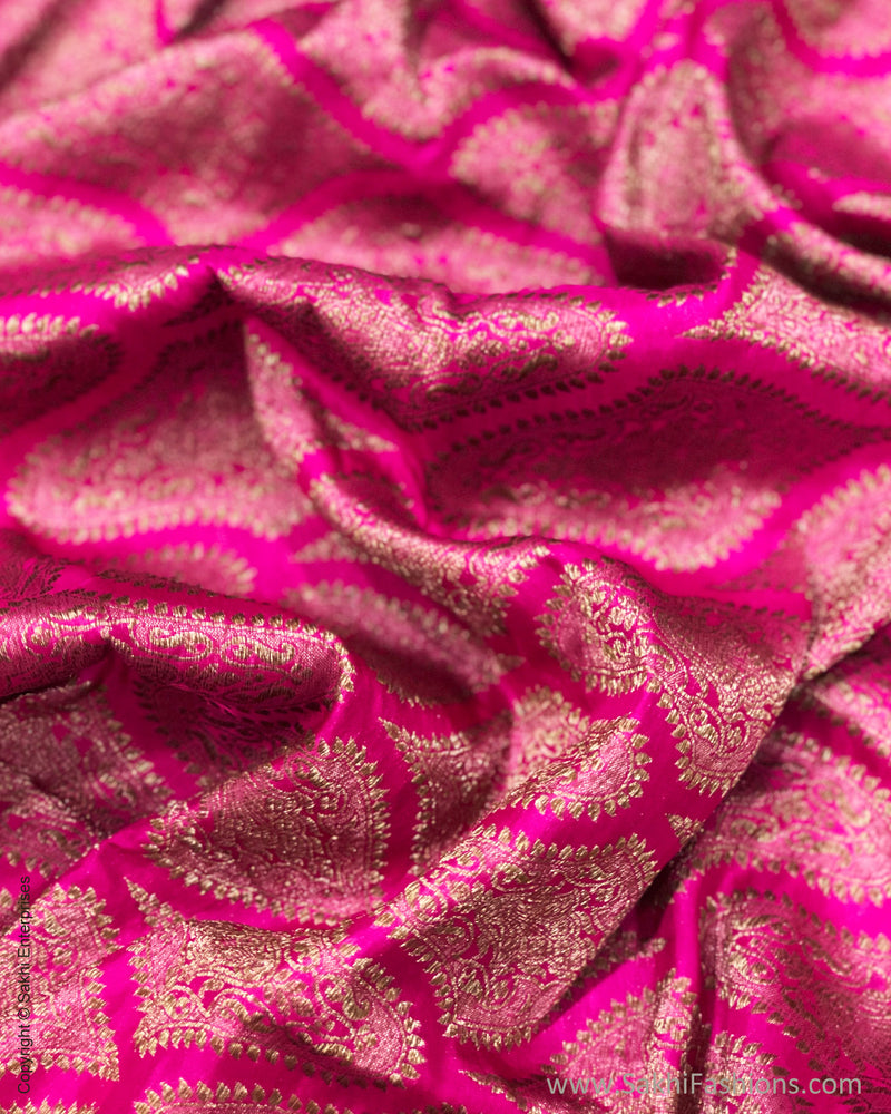BL-F35261 Pink Banarsi BlouseF
