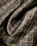 BL-F29593 Black Check Kanchi