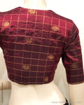 BL-F26979 Maroon Kanchi RBlouse