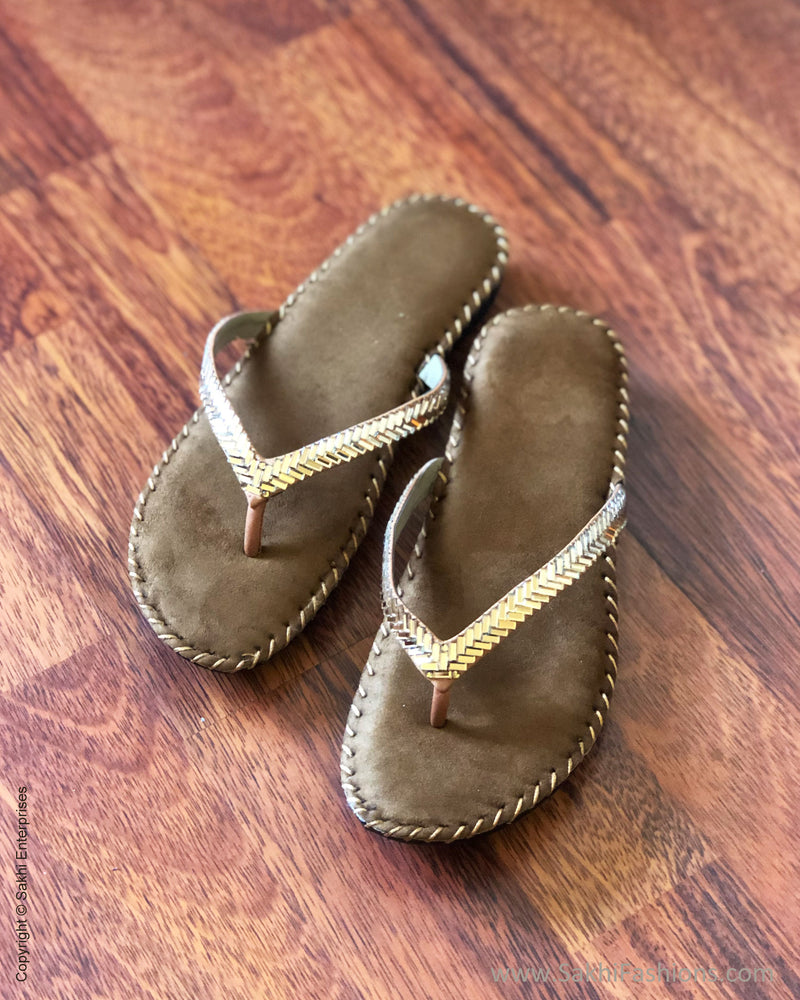 AFDS-211294 Tan Flat Footwear