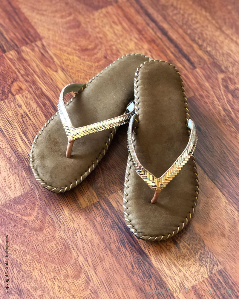 AFDS-211294 Tan Flat Footwear