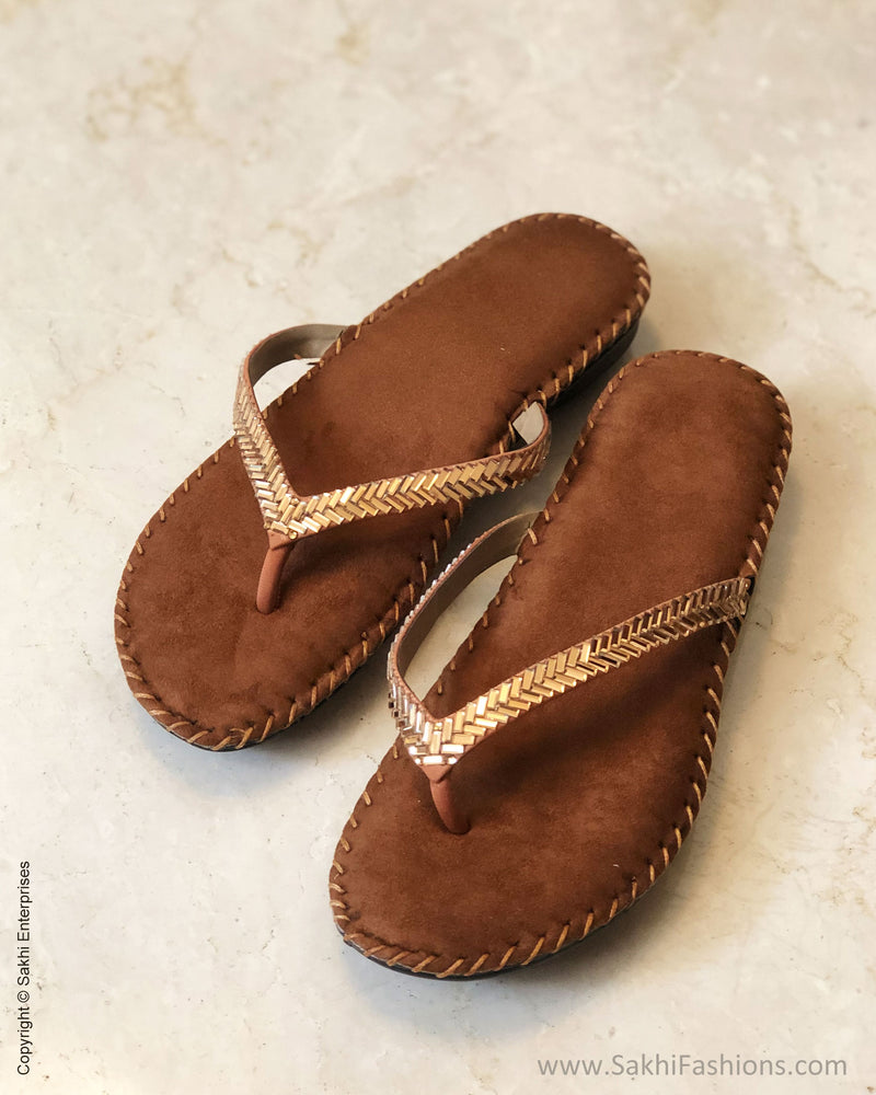 AFDS-211294 Tan Flat Footwear