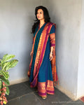 EE-S35622 Peacock Sari Dress