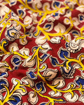 BL-F30808 Red Cotton Kalamkari