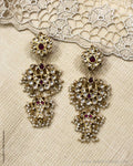 ASDS-37189 Silver & Gold Earring