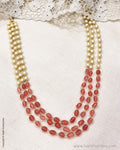 AJDS-38405 Peach Pearl Mala
