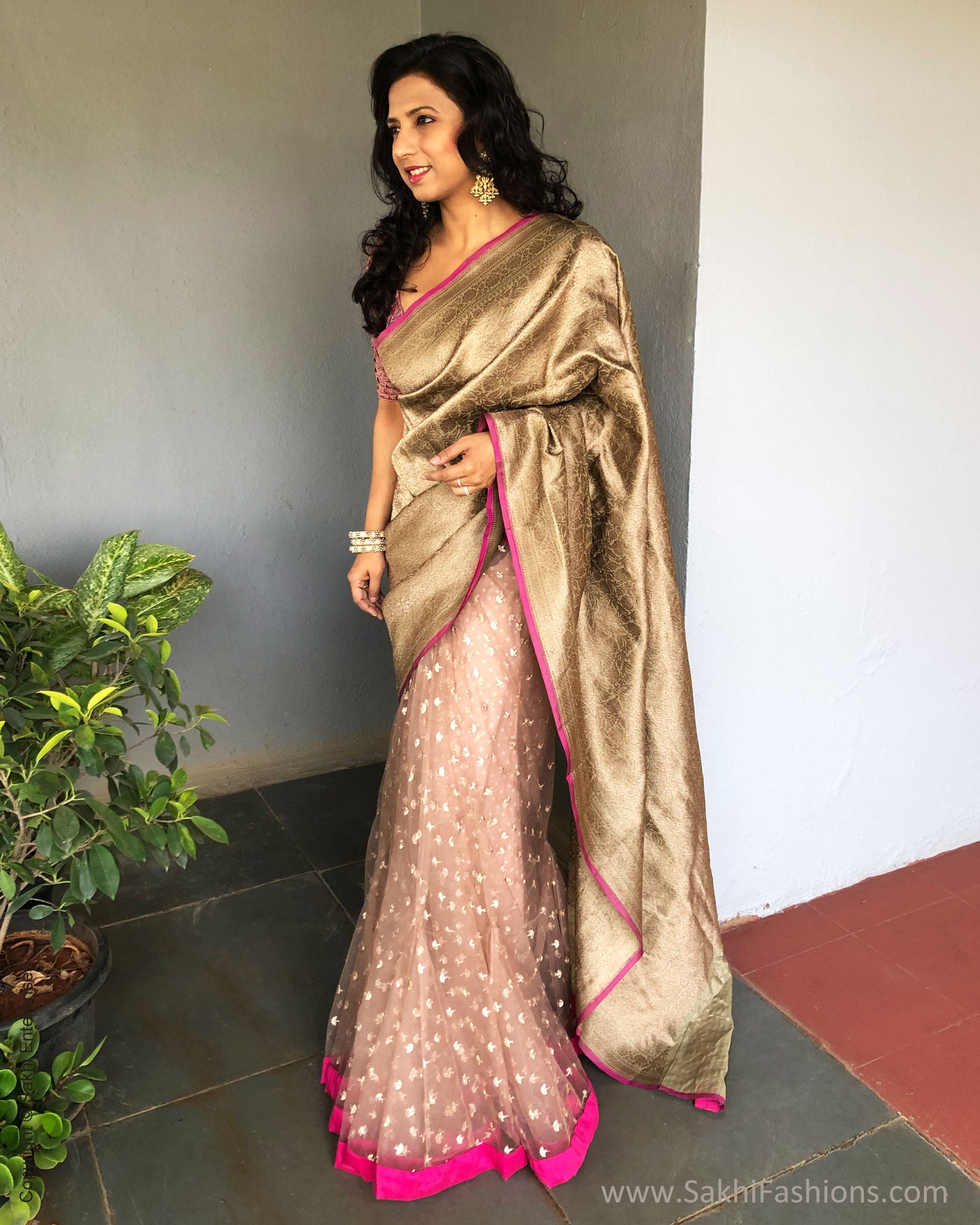 Crossover Ready saree | Sakhi Fashions – sakhifashions