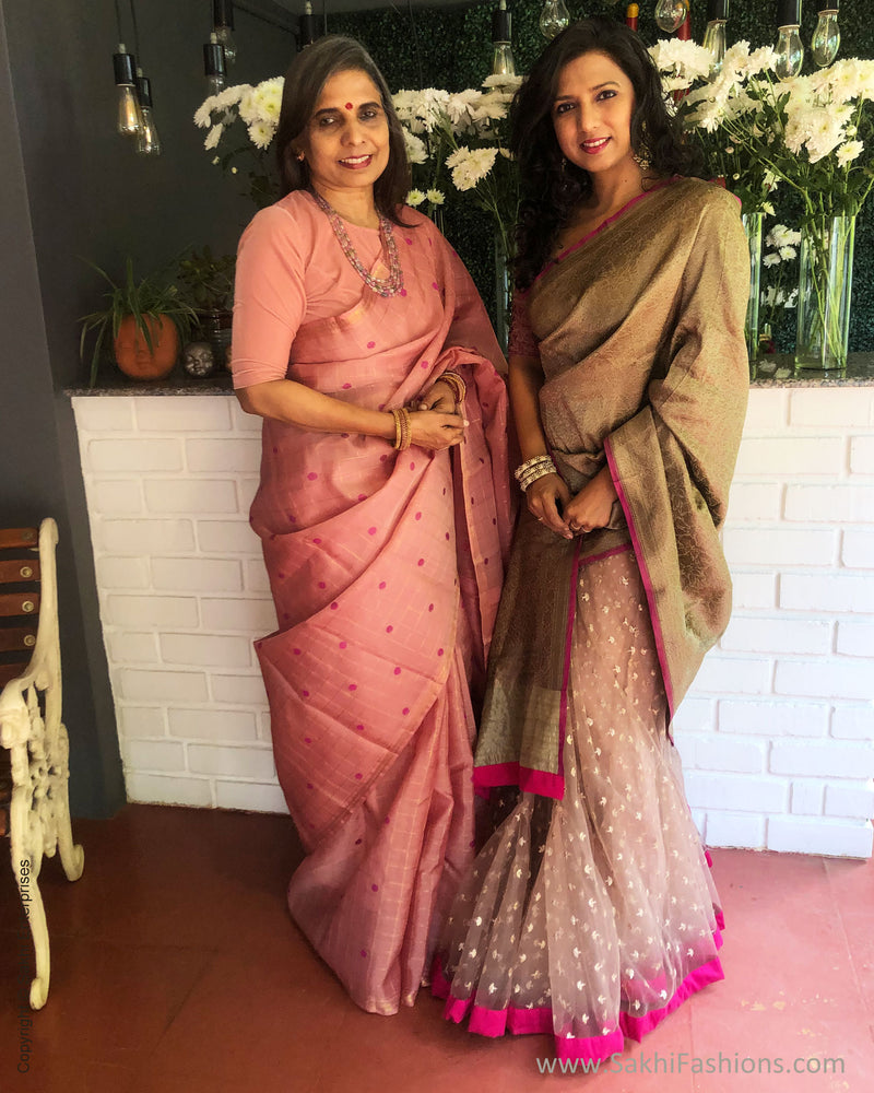 EE-S37276 Banarsi Crossover Saree