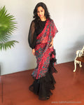 EE-S36989 Black Insta Saree