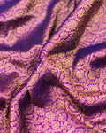 BL-F31969 Purple Banarsi BlouseF
