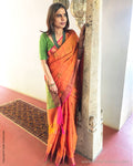 EE-S31791 Orange Banarsi