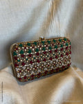 ACDS-213286 Gold Dia clutch