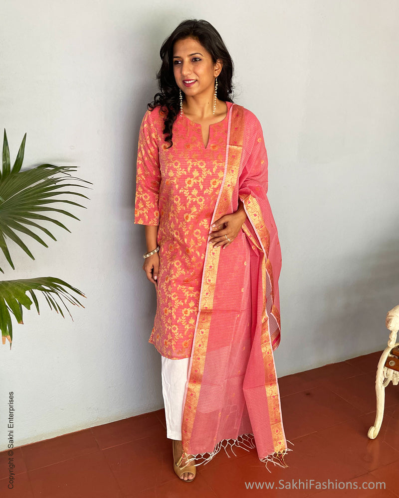 EE-S39192 Peach Kota Salwar