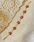 AGDS-39794 Gold Ruby Bracelet