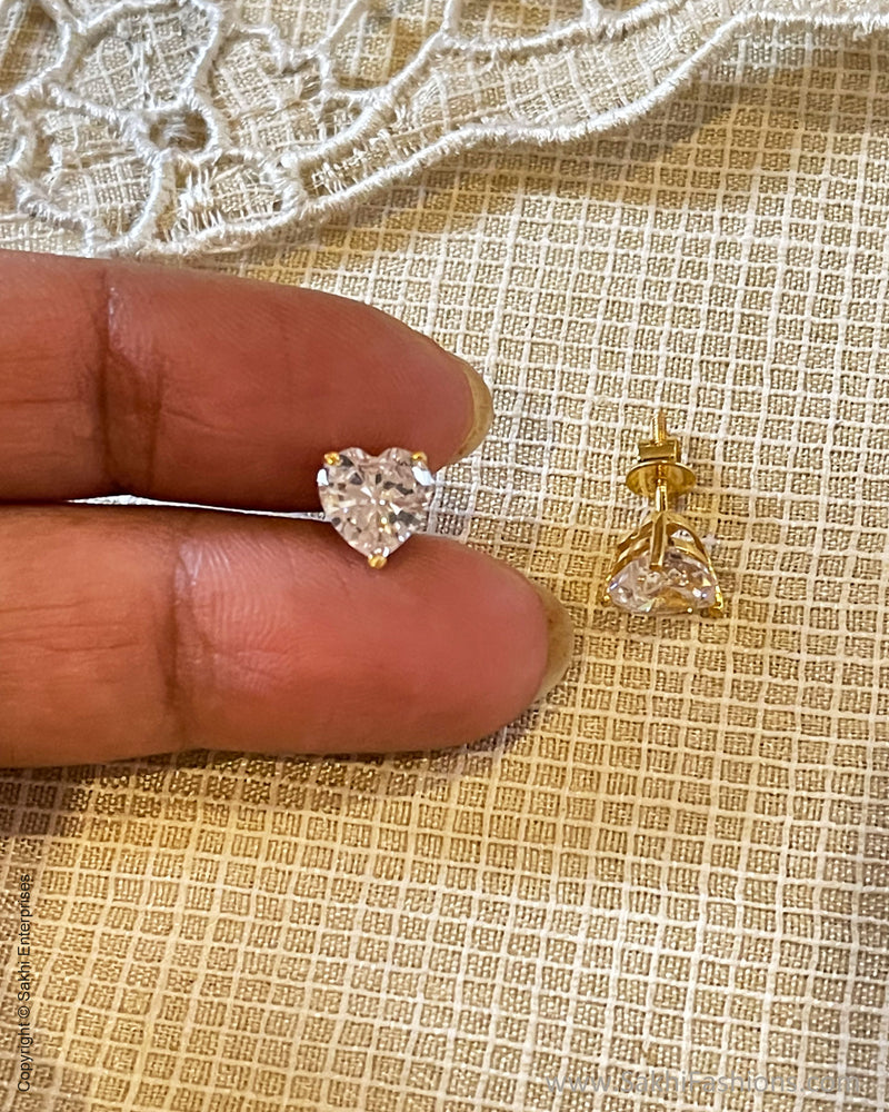 AGDS-39806 Heart CZ Solitaire