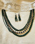AJDS-21634 Green bead Mala