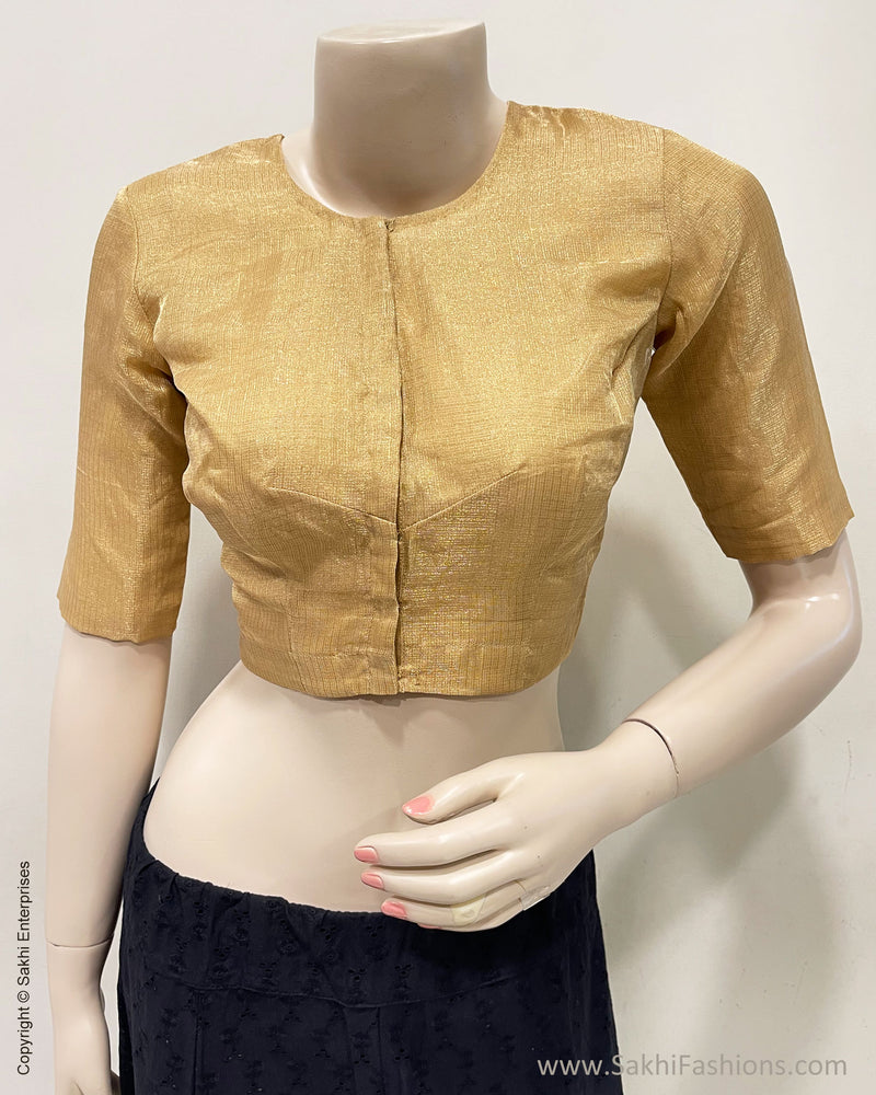 BL-R214232 Gold Tissue RBlouse