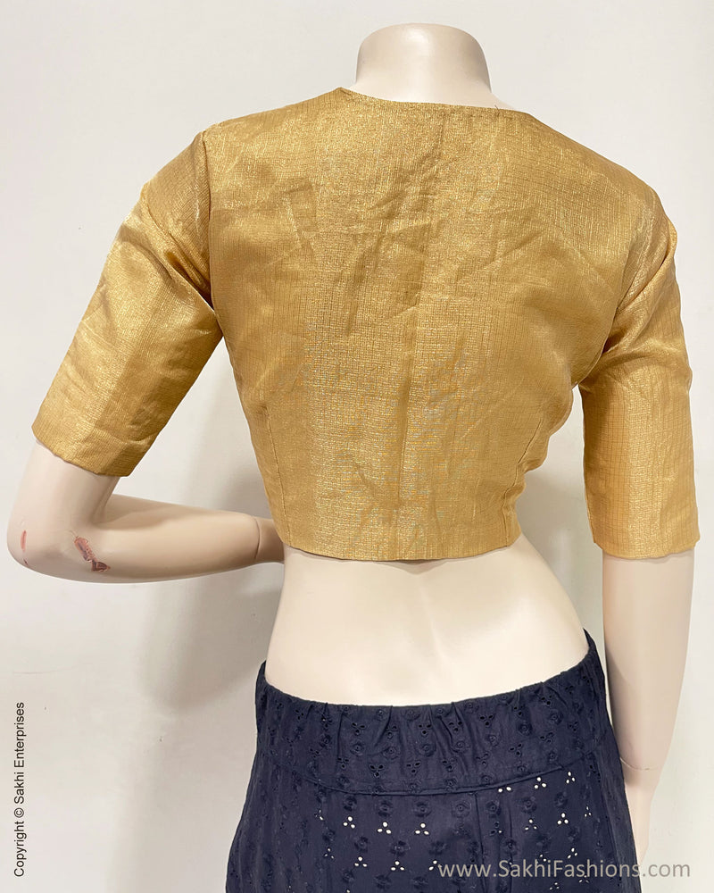 BL-R214232 Gold Tissue RBlouse