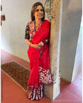 EE-S41009 Red Kalam Cutwork