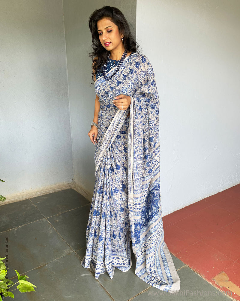 EE-S38084 Mul Cotton sari