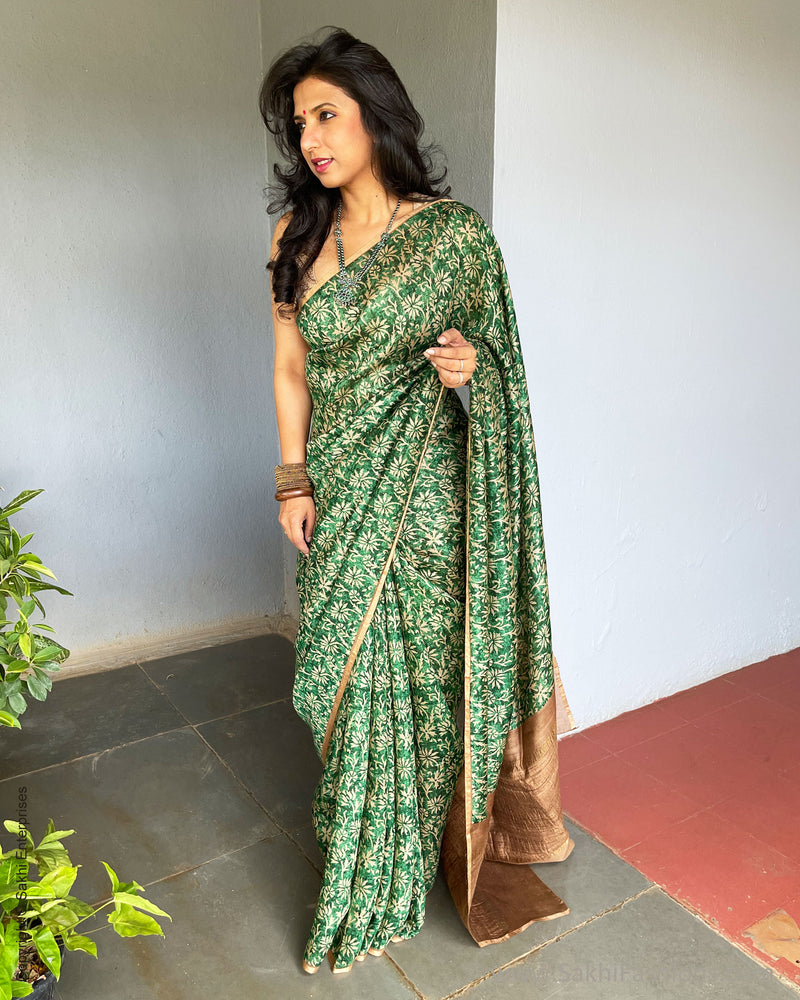 EE-S38206 Tussar Munga Saree