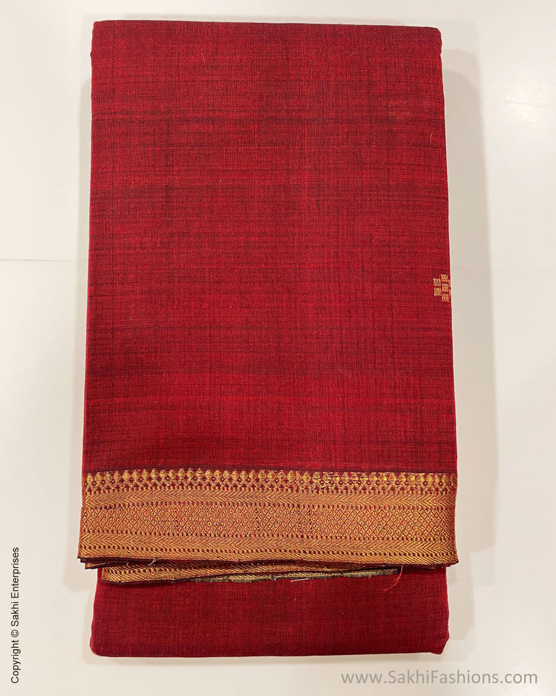 DPS-38681 Maroon cotton Mangalgiri