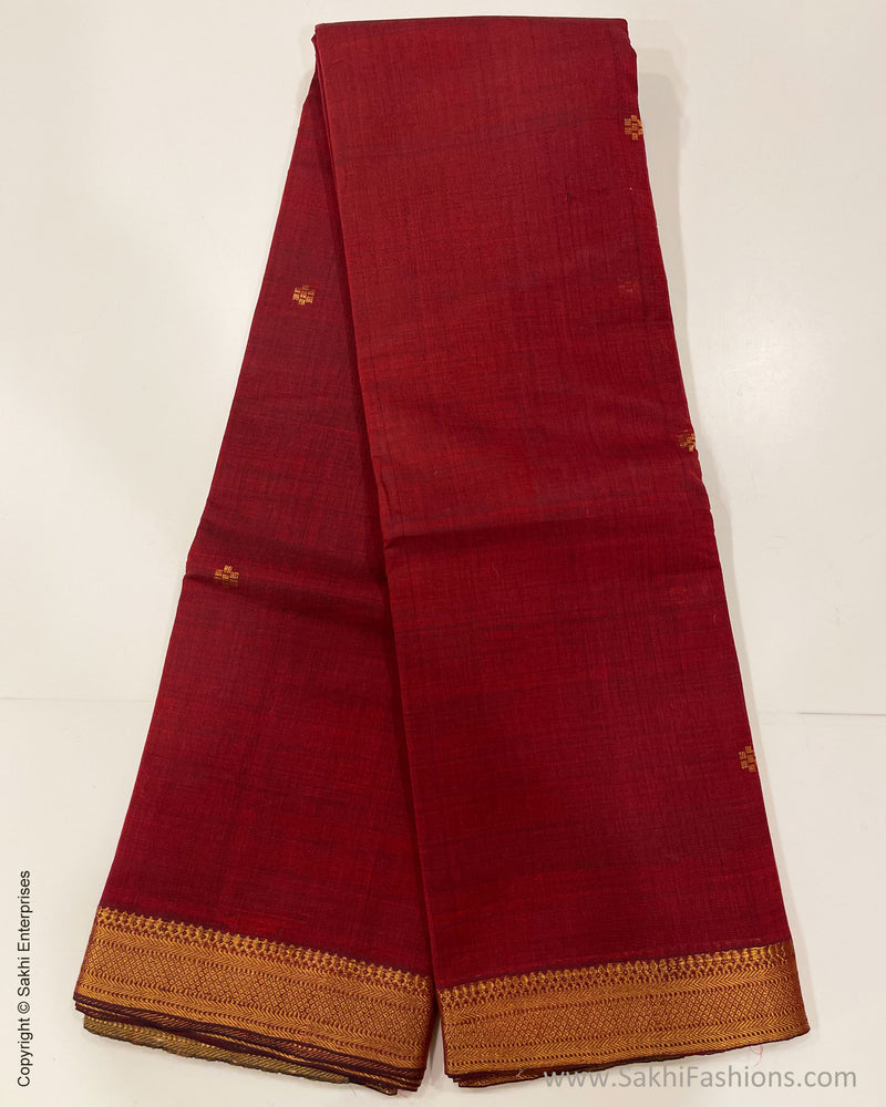 DPS-38681 Maroon cotton Mangalgiri