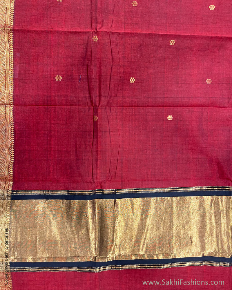 DPS-38681 Maroon cotton Mangalgiri