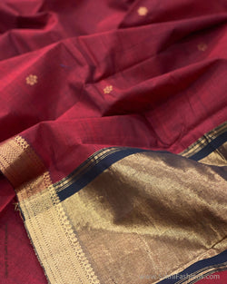 DPS-38681 Maroon cotton Mangalgiri