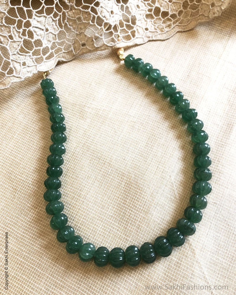 AJDS-39143 Green Bead Mala