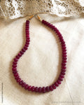 AJDS-39145 Ruby Red Bead Mala