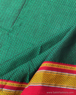 BL-F40682 Green Jacquard Fabric